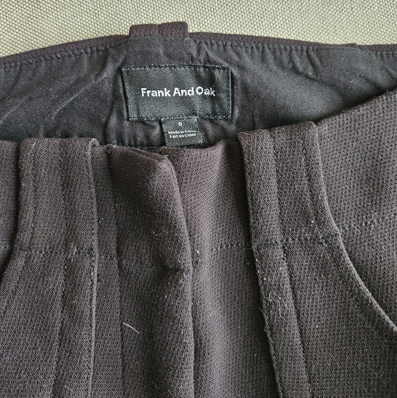 FRANK AND OAK The Alice Straight Pant Black - Picture 8 of 8